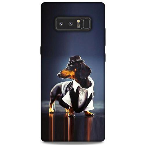 Samsung Galaxy Note 8 Kılıf Köpek Kıyafetleri (1) Kılıfı Dakhund Gömlek
