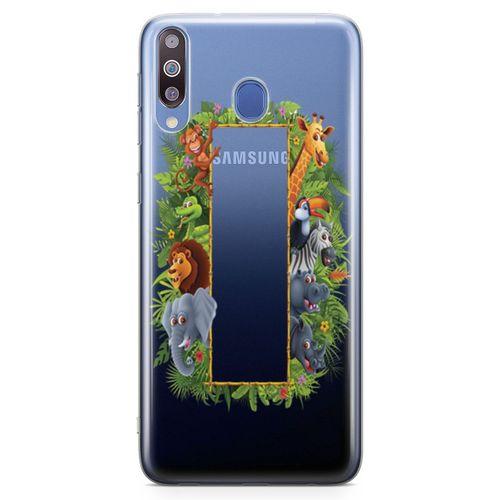 Samsung Galaxy M30 Kılıf Hayvanat Bahçesi Arka Kapak Koruma Desenli Full Koruyucu