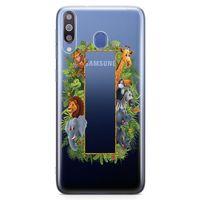 Samsung Galaxy M30 Kılıf Hayvanat Bahçesi Arka Kapak Koruma Desenli Full Koruyucu
