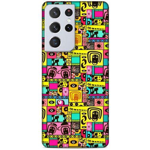 Lopard Samsung Galaxy S21 Ultra Uyumlu Kılıf Graffitix (41) Tank Kılıf