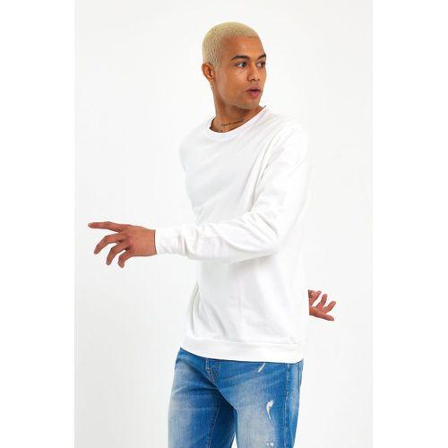 Süperlife Erkek Gri Bisiklet Yaka Ribanalı Regular Fit Sweatshirt spr26swk930