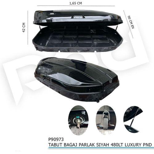 Tabut Port Bagaj Parlak Siyah 480LT Tuğra