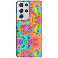 Lopard Samsung Galaxy S21 Ultra Uyumlu Kılıf Tüyler (32) Soft Silikon Kılıf