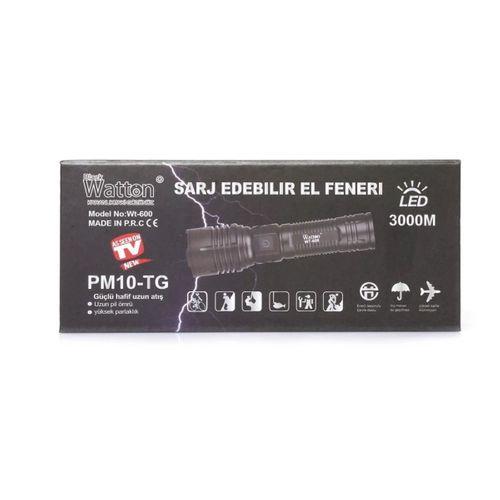 3000 Lümen  Güçlü El Feneri  Wt-600