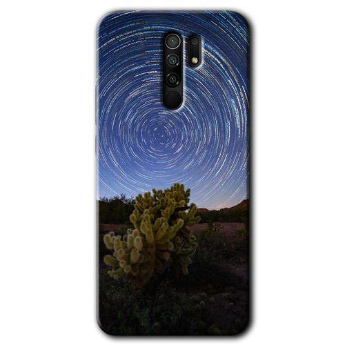 Potkal Hediye Fabrikası Xiaomi Redmi 9 Kılıf HD Desen Baskılı Arka Kapak - Blur Lights