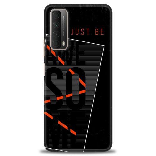 Huawei P Smart 2021 Kılıf HD Baskılı Kılıf - Awesome + Tam Ekran Koruyucu