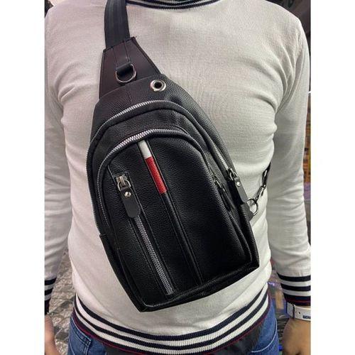 Monalisa HomeNewish Çapraz Göğüs Ve Omuz Çantası BodyBag Siyah (Boy:30cm En:16cm)