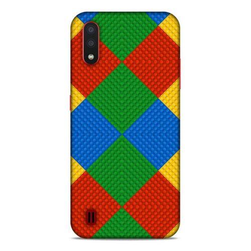 Lopard Samsung Galaxy A01 Uyumlu Kılıf BloX (7) Telefon Kılıfı Karışık Çok Renkli