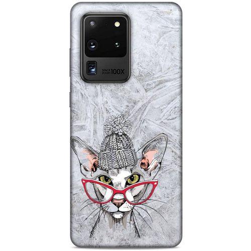 Animax Bereli Kedi Samsung Galaxy S20 Ultra Kılıf Desenli Silikon