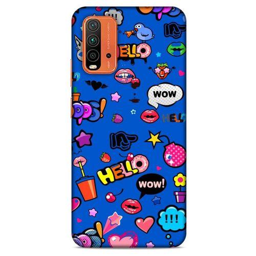 Lopard Xiaomi Redmi 9T Uyumlu Kılıf Pop Culture (7) Telefon Kılıfı