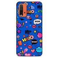 Lopard Xiaomi Redmi 9T Uyumlu Kılıf Pop Culture (7) Telefon Kılıfı