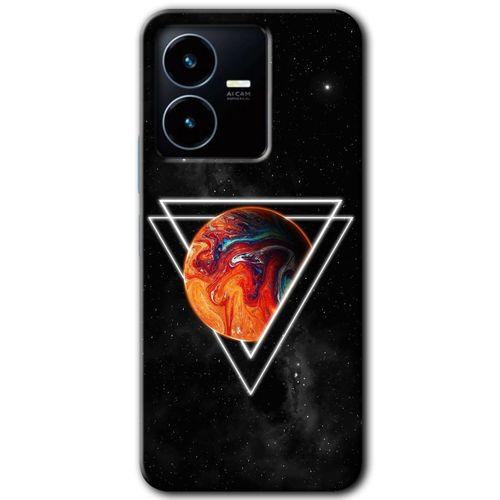 Vivo Y22s Kılıf HD Desen Baskılı Arka Kapak - Kızıl Gezegen