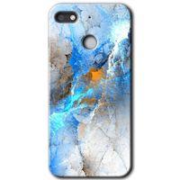 GM 8 Go Kılıf HD Desen Baskılı Arka Kapak - Mavi Buzul + Kırılmaz Cam