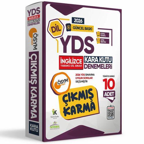 2026 YDS İNGİLİZCE ÖSYM Çıkmış Karma Kara Kutu Deneme Paketi 10lu Dijital Cevaplı