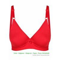 Alışveriş Meydanı Kadın Kırmızı Basic Üçgen Penye Sütyen