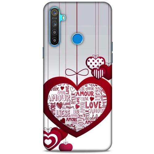 Oppo Realme 5i Kılıf Hediyelik Seri Sevgililer Günü (10) 14 Şubat Full Koruma Kılıfı