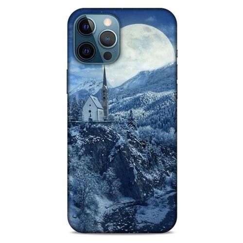 Apple iPhone 12 Pro Max Kılıf Snowix (49) Ultra Silikon Kılıf Beyaz Mavi