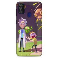 Samsung Galaxy M21 Uyumlu Kılıf Rick And Morty (31) TPU Kılıf Cronenberg Rick