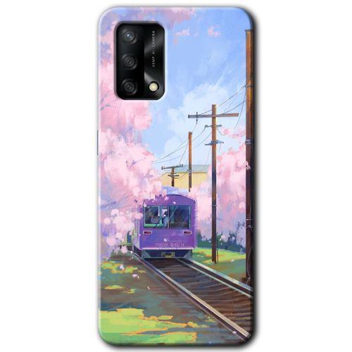 OPPO Oppo A54 Kılıf HD Desen Baskılı Arka Kapak - Rails Paint