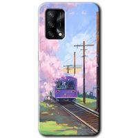 OPPO Oppo A54 Kılıf HD Desen Baskılı Arka Kapak - Rails Paint