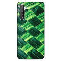 Lopard Oppo Realme XT Uyumlu Kılıf Bahar (37) Silicone Cover Bambu Yaprak