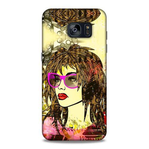 Lopard Samsung Galaxy S7 Edge Uyumlu Kılıf Sürreal Yüzler ♀ (18) Telefon Kılıfları Desenli