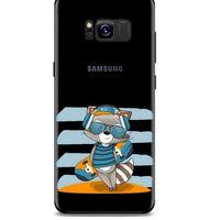 Zoologix (66) Samsung Galaxy Note 5 Şeffaf Kılıf Silikon Desenli