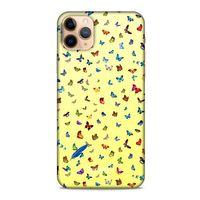 Apple Iphone 11 Pro Kılıf Kelebek Etkisi (14) Lansman Kılıf Kırmızı Krem