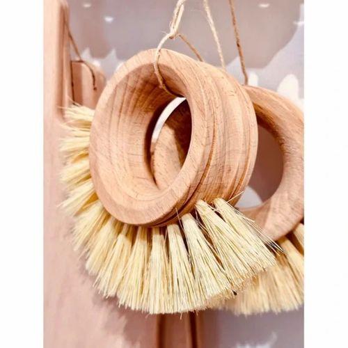 Ahşap Sebze Meyve Yıkama Fırçası