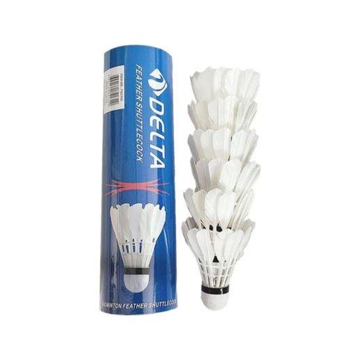 Delta Badminton Topu 6 Adet Kaz Tüyü FSC 705