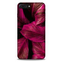 Lopard Apple Iphone 7 Plus Uyumlu Kılıf Bahar (4) Koruma Kılıfı Bordo