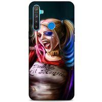 Realme 5i Uyumlu Kılıf Harley Quinn (8) Baskılı Kılıf Siyah