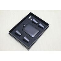 4 Shot Bardaklı Matara Seti Siyah