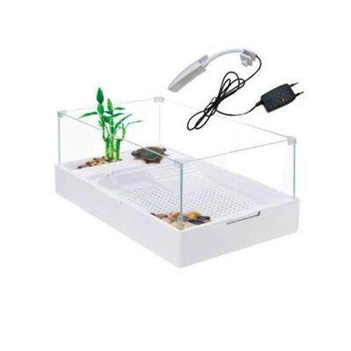 Sobo Cam Kaplumbağa Bahçesi Filtreli Lambalı 60x35x25cm