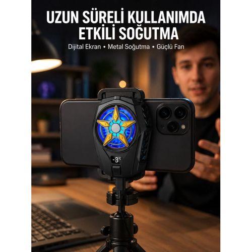 Ergonomik Telefon Soğutucu – 2 Hız Ayarı, Hafif Ve Taşınabilir Yeni Nesil