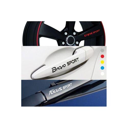 Ford Focus İçin Uyumlu Aksesuar Kapı Kolu Ve Jant Sticker 10 Adet