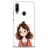 General Mobile GM 20 Pro Kılıf HD Baskılı Kılıf - Tatlı Kız + Tam Ekran Koruyucu