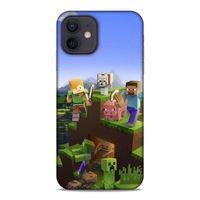 Lopard Apple iPhone 12 Uyumlu Kılıf PiXel (29) Arka Koruma Kılıfı Tüm Karakterler