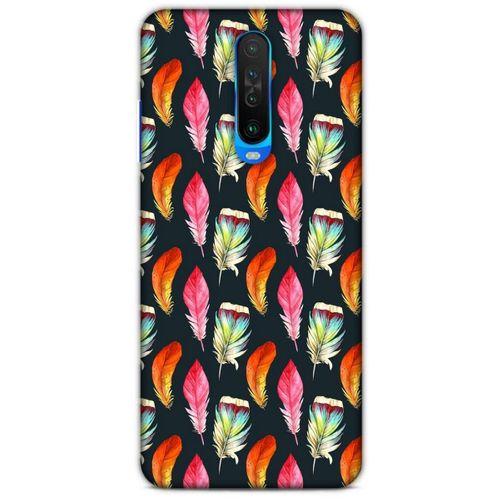 Xiaomi Redmi K30 Kılıf Desenli Özel Seri Tüyler (49) Ultra Silikon Kılıf