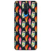 Xiaomi Redmi K30 Kılıf Desenli Özel Seri Tüyler (49) Ultra Silikon Kılıf