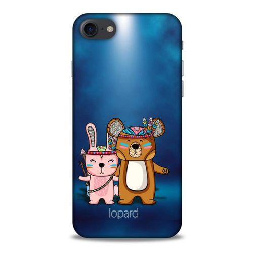 Apple Iphone 7 Kılıf FunnyMaX (2) Kabı Lacivert Beyaz
