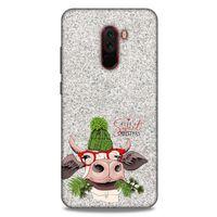 Animax Bereli İnek Xiaomi Pocophone F1 Kılıf Desenli Silikon