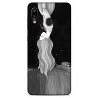 Samsung Galaxy A20 Kılıf Depresyon (24) Darbe Emici Kılıf Kahve Sarı