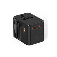 25w Evrensel Seyahat Adaptörü, Eu us uk au Priz Dönüştürücü, 1x Usb, 2x Type-c Hızlı Şarj