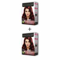 2X2 Tüp Krem Saç Boyası Seti Amazon Kızılı No:55.46