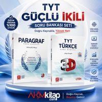 3D TYT Türkçe ve Paragraf Soru Bankası Seti 2 Kitap