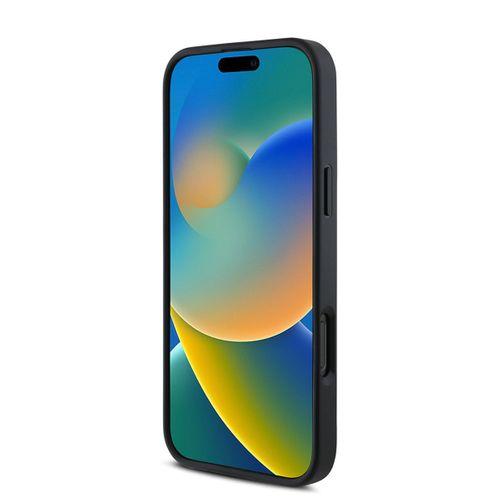 Apple iPhone 16 Pro Kılıf DKNY Orjinal Lisanslı M-safe Şarj Özellikli Metal Logolu PU Deri Grained Kapak