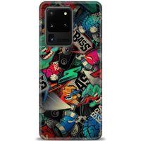 Samsung Galaxy S20 Ultra Kılıf HD Baskılı Kılıf - Bass + Tam Ekran Koruyucu