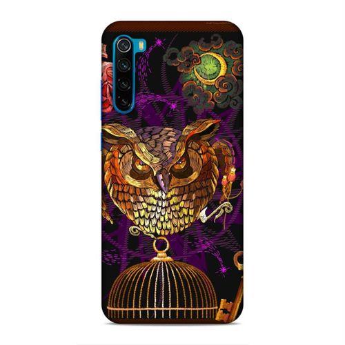 Xiaomi Redmi Note 8T Kılıf Gotik Baykus Arka Kapak Silikon Koruma Full Koruyucu