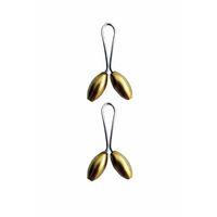 2 Adet Tesettür Eşarp ve Şal Klipsi Sarı